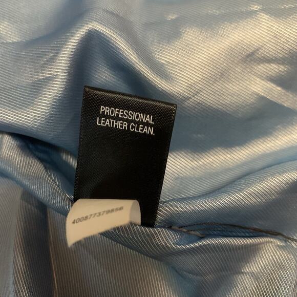 100% Lambskin Leather Apt 9 Black Leather Women's Zip Up Jacket Sz Large - Picture 13 of 16